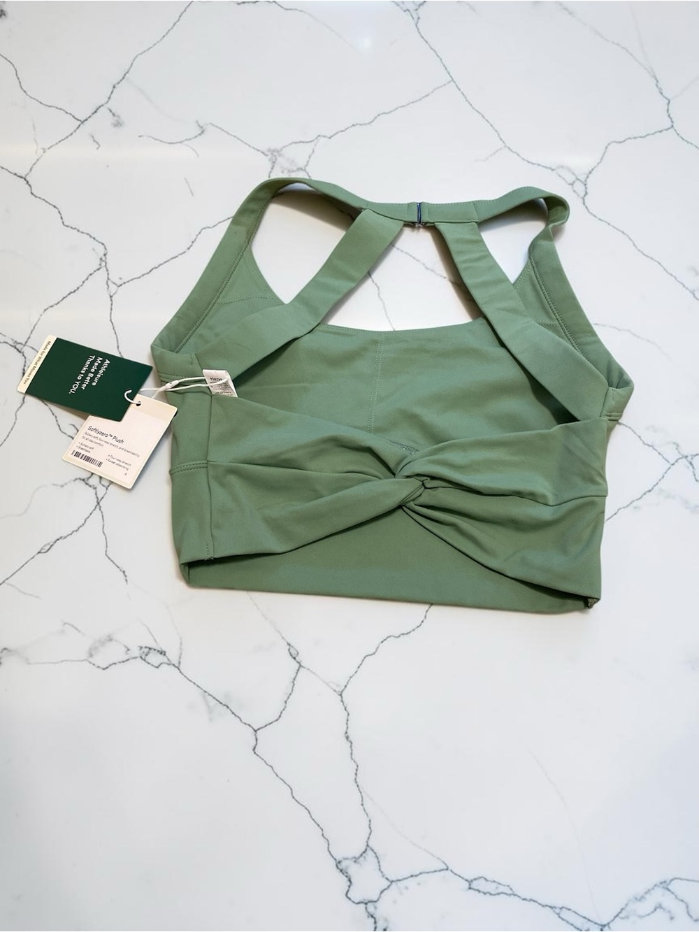 SoftlyZero™ Plush Cut Out Cropped Yoga Tank Top in Color Kashmir